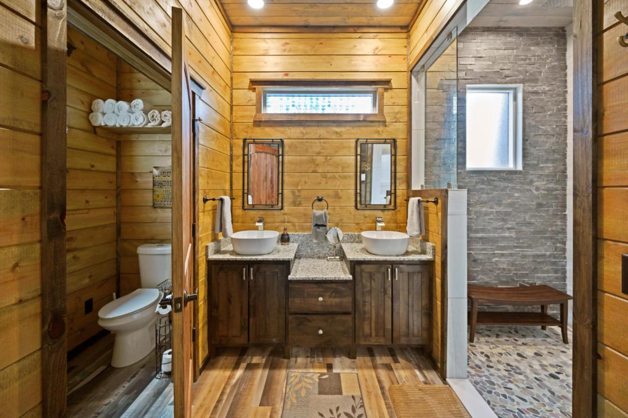 The Adirondack Honeymoon Hot Tub Soaking Tub Wood Burning Fireplace Stephens Gap エクステリア 写真
