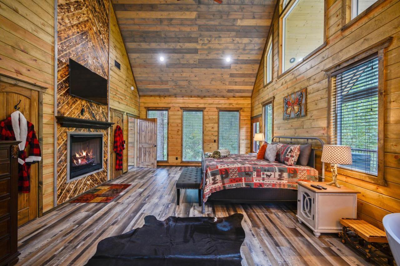 The Adirondack Honeymoon Hot Tub Soaking Tub Wood Burning Fireplace Stephens Gap エクステリア 写真
